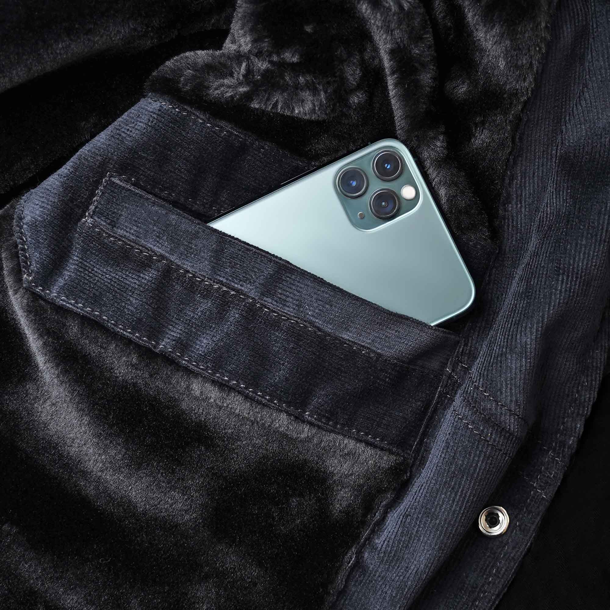 Men's Lapel Collar Varsity Jacket  - Cachee Cave